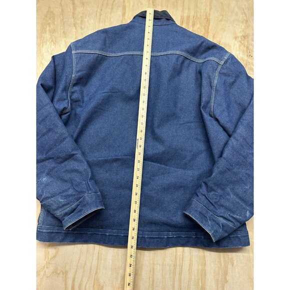 VTG 70’s Men’s OshKosh B’Gosh Denim Detroit Barn Jacket Size 50L (XL) USA Bomber - Picture 11 of 12